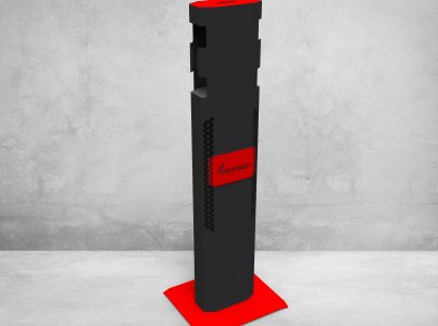 RYS AYAKLI DİKEY METAL RULO POŞETLİK