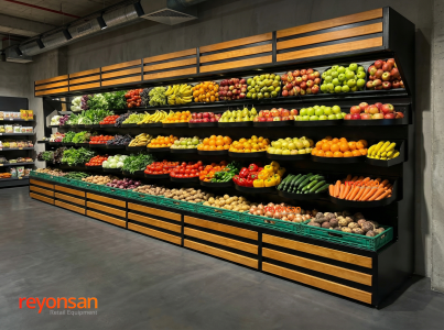 Rys  Manav Reyonu Sepetli 4 Katlı