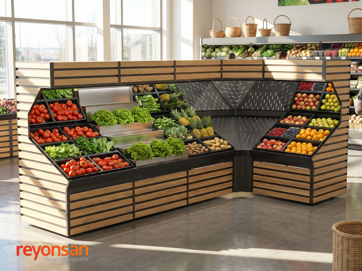 Rys 120 Süper Market Manav Tezgahı