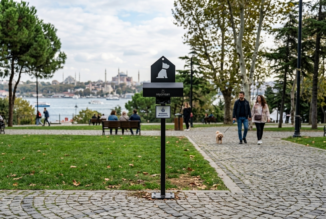 Kedi ve Köpek Dışkı Poşetliği | Hijyenik Atık Poşeti Dispenseri